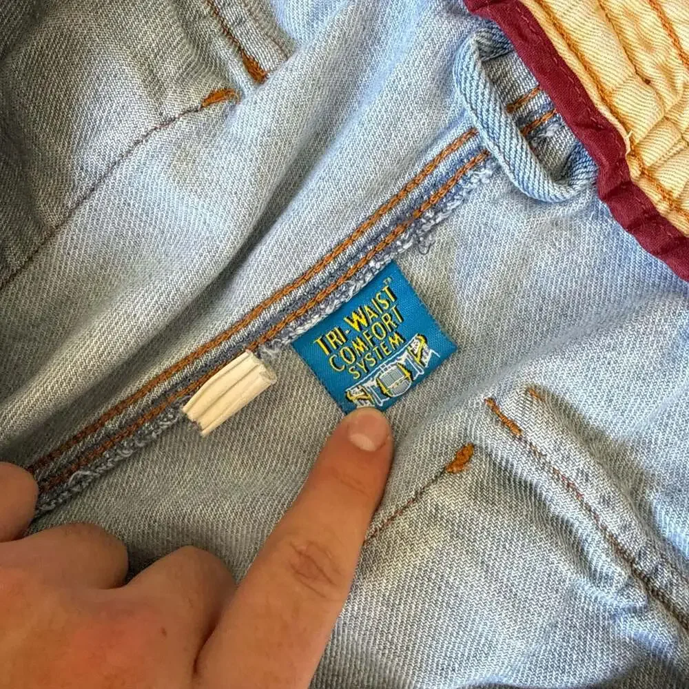 Vintage St. John's Bay Tri-Waist Comfort System Denim Cargo Shorts